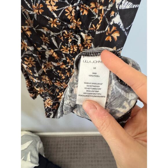 NWOT Ulla Johnson Medea Asymmetric Shirred Top in Aura SZ M - Picture 6 of 7